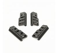 KiBcsLic 4 Piezas Protección Lateral Lateral Guardabarros Ajuste Firme Protección Lateral Guardabarros con Adhesiva Escala Protector Paso Rueda