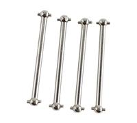KiBcsLic 4 Piezas RC Joint Shaft Eje de Transmisión Perro Metálico Accesorio de Repuesto Resistente Adecuado para Autos Modelo Hobby Mantenimiento y
