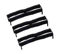 KiBcsLic 6 Piezas Cordones Elásticos sin Nudos Cordones Flexibles para Calzado Deportivo Instalación Sencilla Poliéster para Mujeres y Hombres, Negro