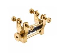 KiBcsLic Abrazadera para Violín Abrazadera de Grietas Pinza de Herramienta de Luthier Latón H62 Fuerza Uniforme Antideslizante, Abrazadera De Costura De Cola De Latón De 4 Garras