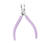 KiBcsLic Alicate de Cutículas Herramienta Cortadora Recortadora de Uñas Pinza para Manicura y Pedicura Acero Inoxidable Mango con Silicona Adecuado para Casa