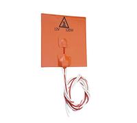 KiBcsLic Almohadilla Calefactora de Silicona para Impresora 3D con Funcionalidad de Bajo Consumo Energético Integrado Transferencia Eficiente de, 120x120x3mm120w