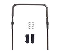 KiBcsLic asa de Empuje Plegable para Carro de Mano, Acero Resistente, asa de Empuje Ajustable en ángulo para Carro de Playa, Carro de Transporte,Adecuado para diámetros de 50-52 cm.