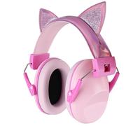 KiBcsLic Auriculares con cancelación de ruido para niños 28DB, Auriculares insonorizados con orejeras, Auriculares con aislamiento de ruido ajustables para viajar, dormir, estudiar, fuegos artificiale