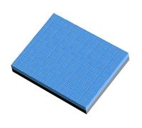 KiBcsLic Balance Cushion Tapete de Almohadilla de Ejercicio Cojín de Estabilidad Antideslizante Material EVA Adecuado para Entrenar en Casa Gimnasio Pilat, Azul
