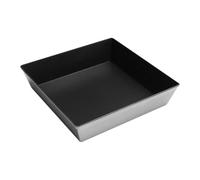 KiBcsLic Bandeja para Pizza Bandeja Cuadrada Profunda para Hornear Pastel Bandeja Multiusos Bandeja Antiadherente Apta para Horno Adecuada para Hogar