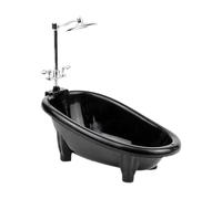 KiBcsLic Bañera de Casa de Muñecas Hecha a Mano, Muebles en Miniatura para Niñas en Edad Preescolar