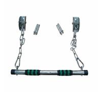 KiBcsLic Barra Levantamiento Brazos Acero Inoxidable Alta Resistencia Barra Colgante Techo smontable para Interior, Barra De Dominadas Con Cadena De 50 Centímetros