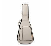 KiBcsLic Bolsa de Guitarra Impermeable Accesorio Musical Acolchada para Viaje, Ensayo, Clase, Blanco Arroz, 38/39 Pulgadas Universal