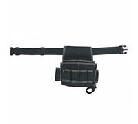 KiBcsLic Bolsa Portaherramientas de Cintura Tela Oxford 600D Riñonera Portaherramientas Impermeable Bolsa de Cintura para Electricista para Electricistas, Negro+Gris