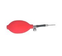 KiBcsLic Bomba para Balones de Gimnasia Artística, Bomba Manual de Goma para Inflar Rápidamente Equipos Deportivos Y de Fitness, Así como Flotadores, Rojo