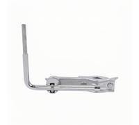 KiBcsLic Brazo Extensión con Abrazara Ajustable Clip Soporte Metal Plateado Brillante Herraje para Conciertos