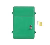 KiBcsLic Buzón de Pared Resistente Fácil de Instalar con y Llave Gran Capacidad y Protección Contra Lluvia Adecuado para Comunidad, Verde