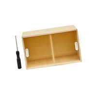 KiBcsLic Caja Criadora Jaula para Hámster Caja de Cría Y Hábitat para Reptiles de Madera Duradera con Montaje Conveniente Adecuado para Cuidar Animales, 50cm