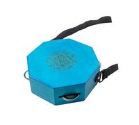 KiBcsLic Cajón Portátil para Principiantes, Tambor de Madera de Viaje Compacto Profesional, Instrumento Musical para Músicos Y Músicos Callejeros, Octágono Azul
