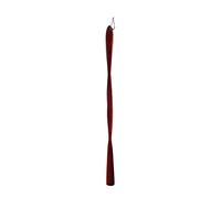 KiBcsLic Calzador de Madera con Mango Largo, Ayuda para Vestirse, Herramienta de Calzador de Madera, Calzador Auxiliar, Calzador para Botas de Nieve para Disca, Ola Roja 75cm