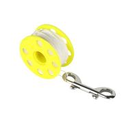 KiBcsLic Carrete de Buceo Compacto de 30 Clip para Snorkel Y Buceo en Pecios, Amarillo