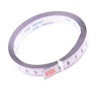 KiBcsLic Cinta Métrica Autoadhesiva para Medición de Doble Dirección Regla Adhesiva de Acero Cinta Métrica Flexible Herramienta Métrica Adhesiva Adecuada para