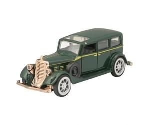 KiBcsLic Coche Antiguo Resistente | Simulación, Coche Clásico Juguete, Realista, para Exhibición, Juegos, Niños, Coleccionistas, Verde