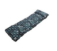 KiBcsLic Colchoneta Inflable Compacta para Acampar con Almohada, de Nailon Y TPU, para Senderismo, Viajes Y Acampada, Impermeable Y Plegable, Camuflaje