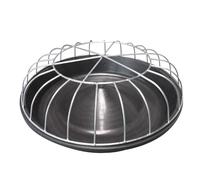 KiBcsLic Comedero para Cerditos Bebedero Bandeja Forrajera Desmontable Reducción Desperdicio Adecuado para Granjas Porcinas Alimentación de Lechones Crianza de