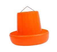 KiBcsLic Comedero para Pollos con Cubo Y Varios Puertos de Alimentación Dispensador Automático de Alimento Polipropileno Resistente Fácil Uso Y Limpieza Adecua, Style D