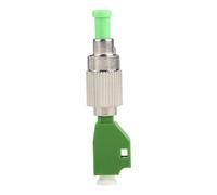 KiBcsLic Conector acoplador óptico adaptador de fibra a LC, profesional, fácil de usar, adaptador de brida de fibra óptica, Verde