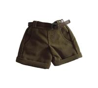 KiBcsLic Conjuntos de Shorts para Figuras Femeninas a Escala 1/12, Ropa de Moda para Muñecas, Ideal para Hacer Mismo. Ropa para Muñecas de 6 Pulgadas, Verde
