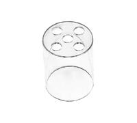 KiBcsLic Coral Feeder Cover Domo Acrílico Protector Transparente para Alimentación de Coral Resistente Y Duradero Adecuado para Peceras Domésticas Y Acuarios P, S