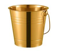 KiBcsLic Cubeta de Hielo de Acero Inoxidable con Asa para Mantener Cócteles Fríos Servir Aperitivos Almacenar Snacks Adecuada para Fiestas, tal como se describe, 2500ML