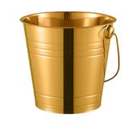 KiBcsLic Cubeta de Hielo de Acero Inoxidable con Asa para Mantener Cócteles Fríos Servir Aperitivos Almacenar Snacks Adecuada para Fiestas, tal como se describe, 2000ML