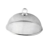 KiBcsLic Cubierta de Alimentos de Malla Fina Domo Protector de Platos Pantalla Desmontable para Alimentos Tapa Redonda Reutilizable Material de Acero, S