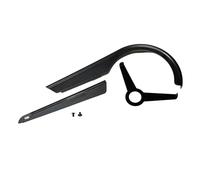 KiBcsLic Cubierta Protectora de Cadena de Bicicleta Cubierta de Cadena Juego de Bielas 48T-52T Portátil, estándar