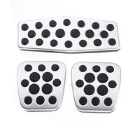 KiBcsLic Cubiertas de Pedal de Gas para Cubiertas Antideslizantes para Pedal de Pie Protector de Acero Inoxidable y Goma Diseño, Manual