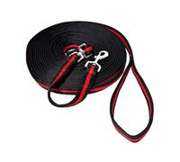 KiBcsLic Cuerda para Caballos, Cuerda de Alto Rendimiento, para Sujetar a Un Cabestro O Arnés, Enganche Rápido Y Largo para Cabestro, para Equipo de Equitación, Rojo Negro