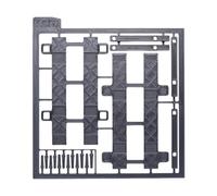 KiBcsLic Diorama de Escena de Garaje en Miniatura para Colección de Vehículos 1 64 Marco de Exhibición Rack de Estacionamiento Y Accesorio de Montaje Adecuado, Elevador de Cuatro Postes