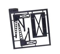 KiBcsLic Diorama de Escena de Garaje en Miniatura para Colección de Vehículos 1 64 Marco de Exhibición Rack de Estacionamiento Y Accesorio de Montaje Adecuado, Piso único