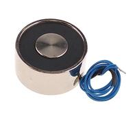 KiBcsLic Electromagnet Solenoide Imán Dc Compactado Fácil Instalación Perfusión en Gel Estructura Robusta Resistente a Largo Uso Adecuado para Instalaciones