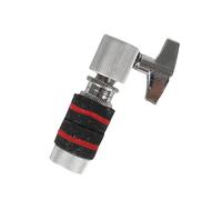 KiBcsLic Embrague para Platillos de Contratiempo Mecanismo de Charles de Platillos Y Accesorio de Percusión de Aluminio Ajustable Adecuado para Princ, Plata