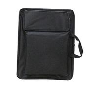 KiBcsLic Estuche para Portafolio de Arte, Bolsa de Arte Infantil, Bolsas Oxford, Bolso de Mano, Bolsa de Bocetos, Mochila para Artistas para Dibujar, Pinturas, Negro, Individual