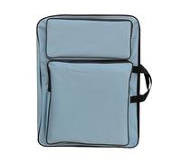 KiBcsLic Estuche para Portafolio de Arte, Bolsa de Arte Infantil, Bolsas Oxford, Bolso de Mano, Bolsa de Bocetos, Mochila para Artistas para Dibujar, Pinturas, Azul Claro, Individual