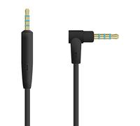 KiBcsLic Extensión Auriculares 2.5mm a 3.5mm Repuesto Resistente Material de Cobre Uso en Teléfonos Reproductores PC Adecuado para Oficina, Negro