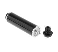 KiBcsLic Extensión de Taco de Billar Alargador Universal para Mango de Billar Ensamble de Fibra de Carbono Y Aluminio Tornillo de Fijación Firme Adecuado para, Longitud 10,6 cm