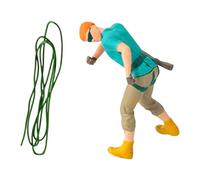 KiBcsLic Figuras de Escalada en Roca a Escala 1/64, Figuras en Miniatura, Realistas para Decoración con Temática Deportiva, Hombre