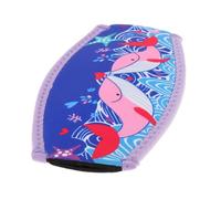 KiBcsLic Funda para La Correa de La Máscara de Buceo, Protector de Correa para Máscara de Buceo Y Snorkel, púrpura