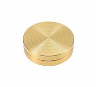 KiBcsLic Girador Patinaje Artístico Rotación Suave Tabla Disco Rotatorio de Ballet Disco Rotación Patinaje para Gimnastas, Gold, 120-23mm