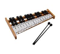 KiBcsLic Glockenspiel de Xilófono de Madera de 27 Notas para Principiantes en Lecciones de Música de