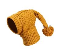 KiBcsLic Gorro para Perro, Gorro para Mascota, para Italiano, para Mascota, Diadema acogedora para el Cuello, Protector para Cabeza, L