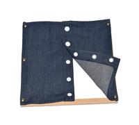 KiBcsLic Herramienta educativa para Aprender a vestirse, Tablero de práctica, Regalos para niños de 2 a 8 años, para desarrollar Habilidades motoras, Botón a Presión