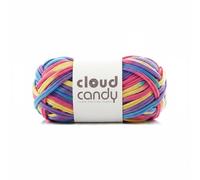 KiBcsLic Hilo de Tela de Poliéster Matizado Suave y Elástico Hilo Tela Elástica Tejido a Mano para Aficionados Al Crochet, Decoración Del Hogar, Weaver Cloud